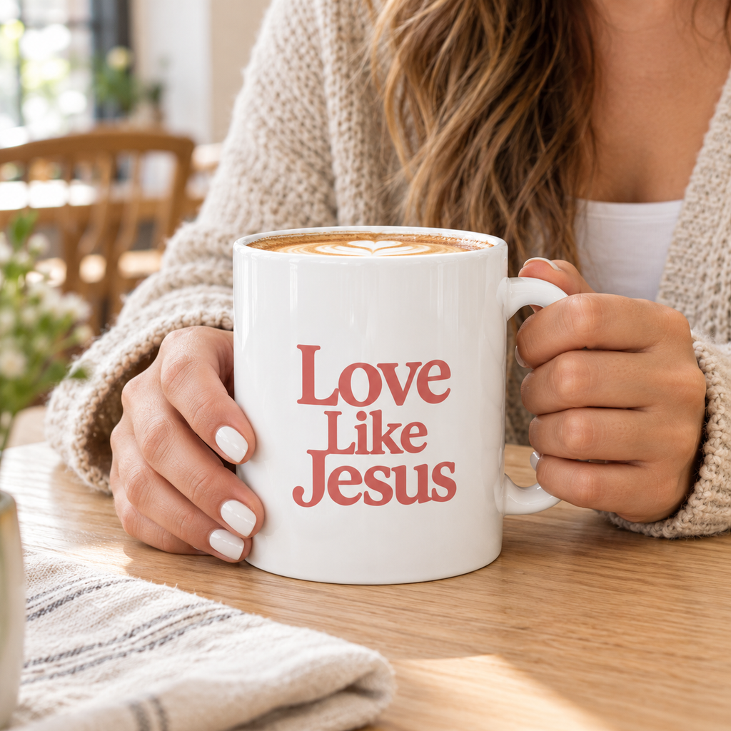 Love Like Jesus Christian Ceramic Mug