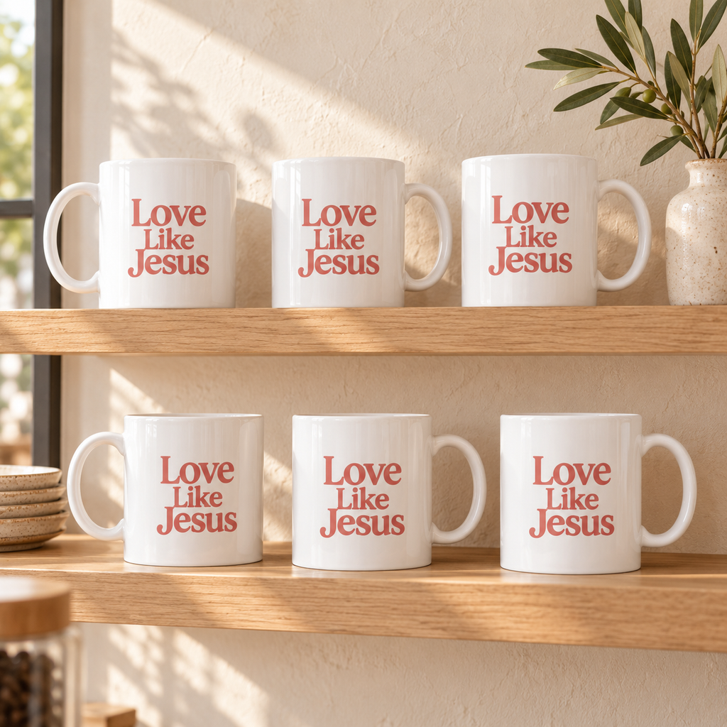 Love Like Jesus Christian Ceramic Mug