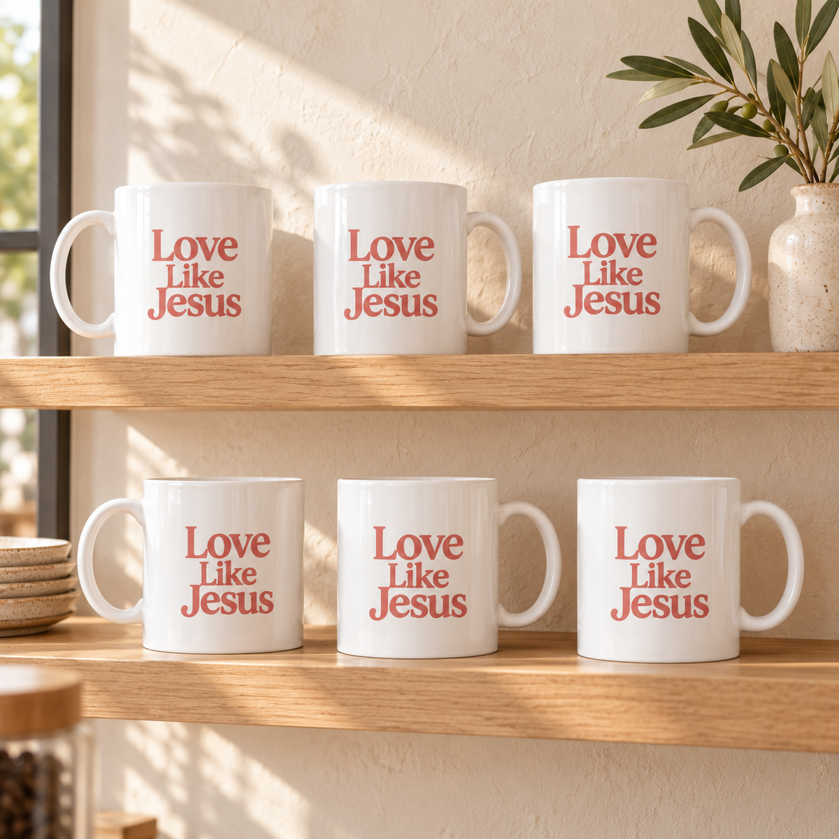 Love Like Jesus Christian Ceramic Mug