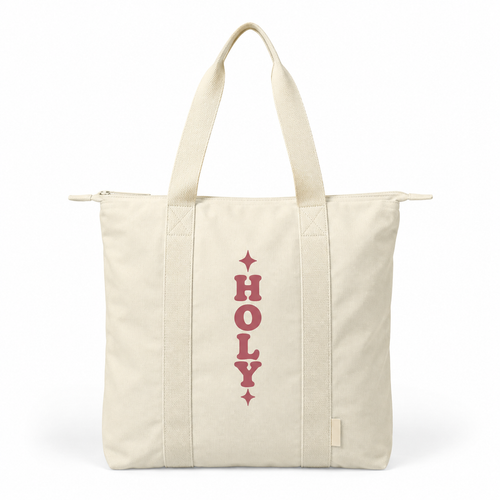HOLY Christian Tote Bag – Everyday Zip-Top Carryall