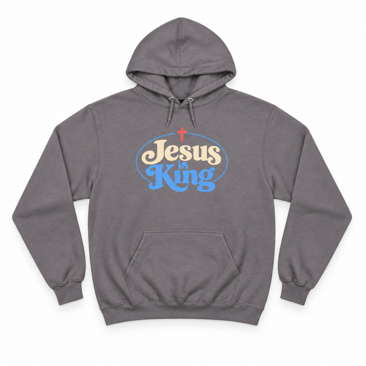 Jesus Is King Champion Hoodie | Philippians 2:10–11