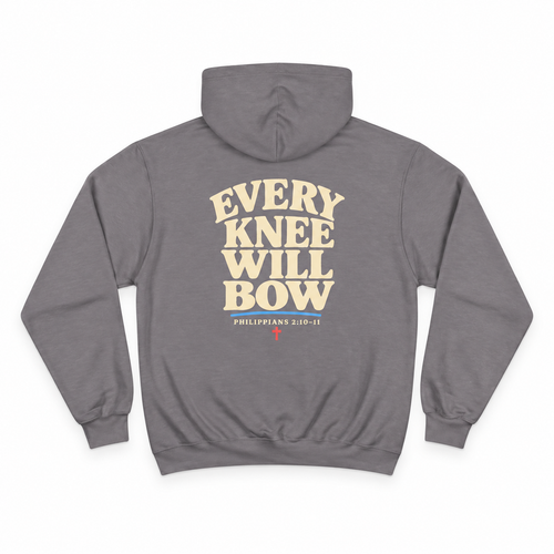 Jesus Is King Champion Hoodie | Philippians 2:10–11