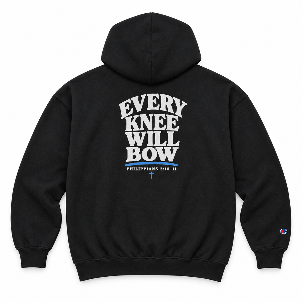 Jesus Is King Christian Hoodie | Every Knee Will Bow